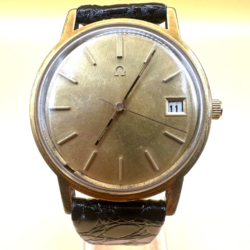 Rare Vintage Omega Seamaster - Refinished Gold Electroplated Dial - 34mm
